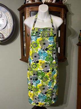 NWT Vera Bradley Limes Up Bright Summer Floral Apron